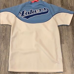 Vintage LA Lakers Hardwood classics warm up